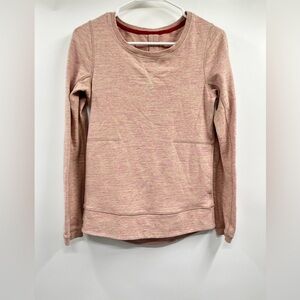 Womens Lululemon Pink Exhalation Pullover Crewneck Sweatshirt Size 2